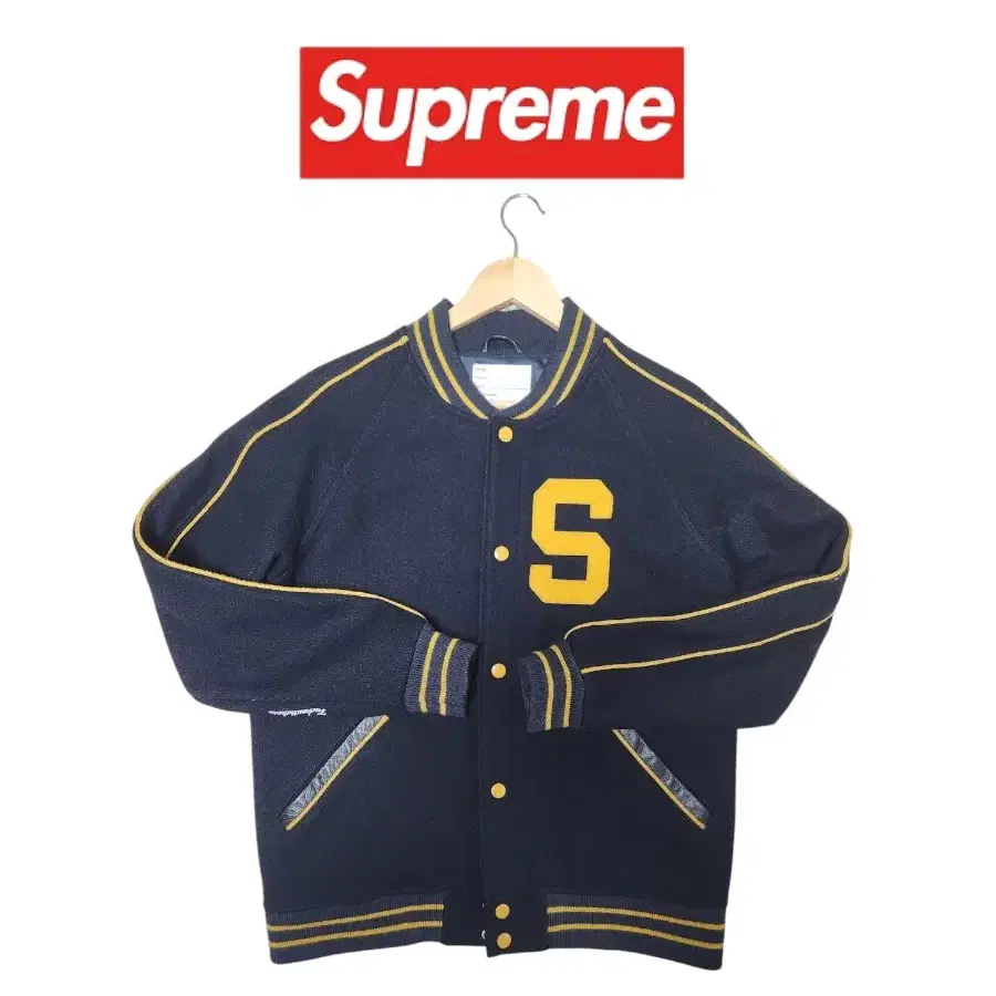 [M]Supreme 슈프림11FW 홀리트리니티 바시티 자켓