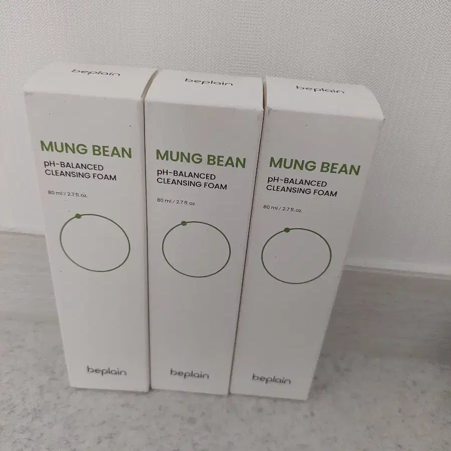 비플레인 녹두 약산성 클렌징폼 80ml