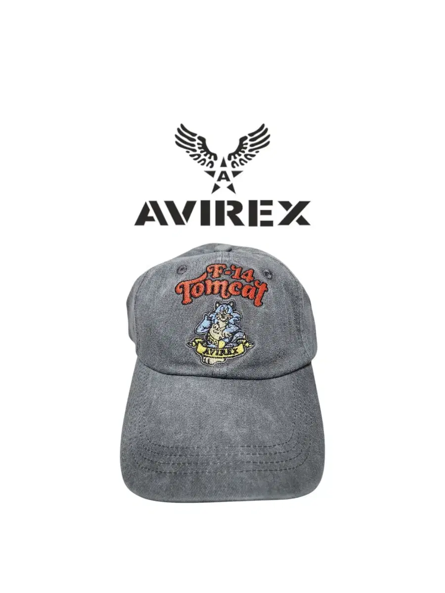 Avirex 아비렉스 캡 모자 (차콜) (새상품)