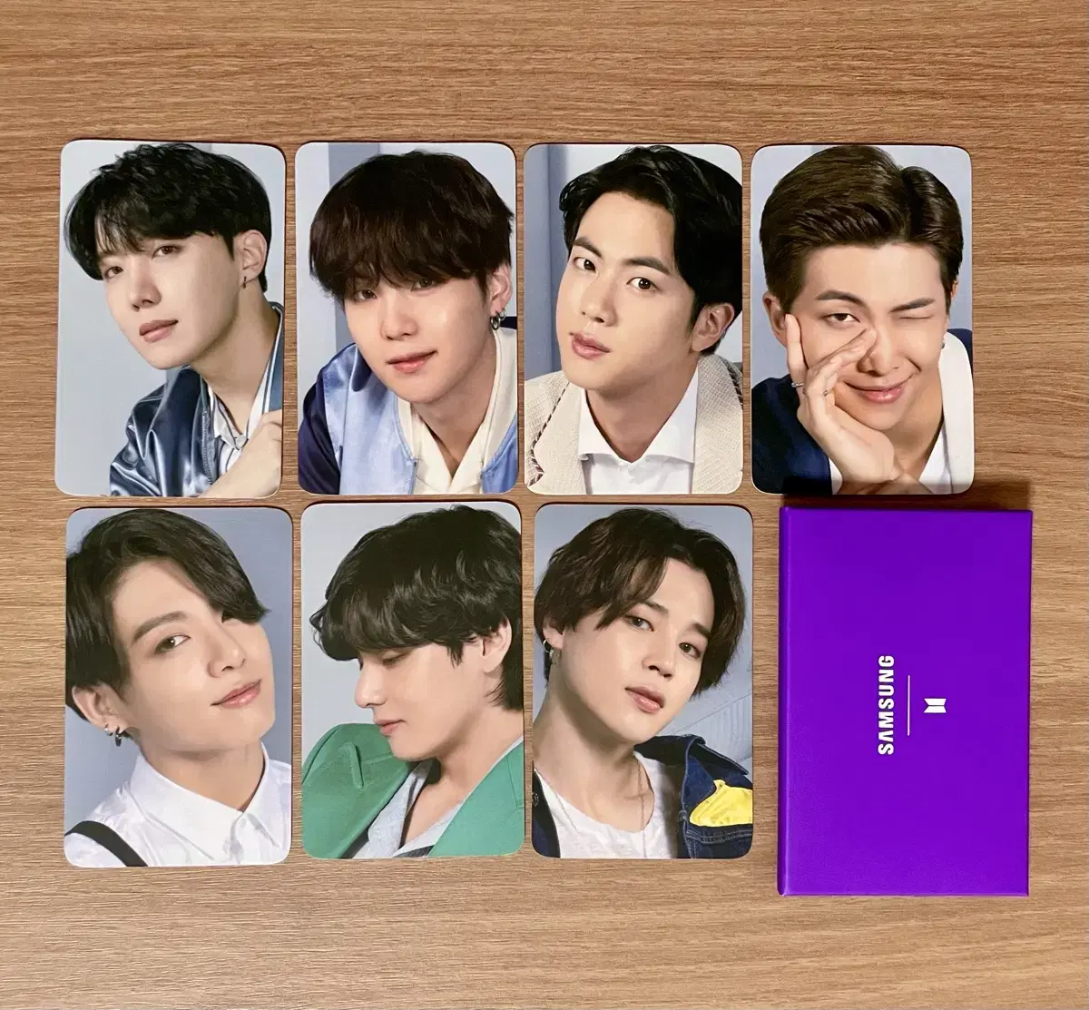 Samsung Galaxy Official bts Photo Card BTS