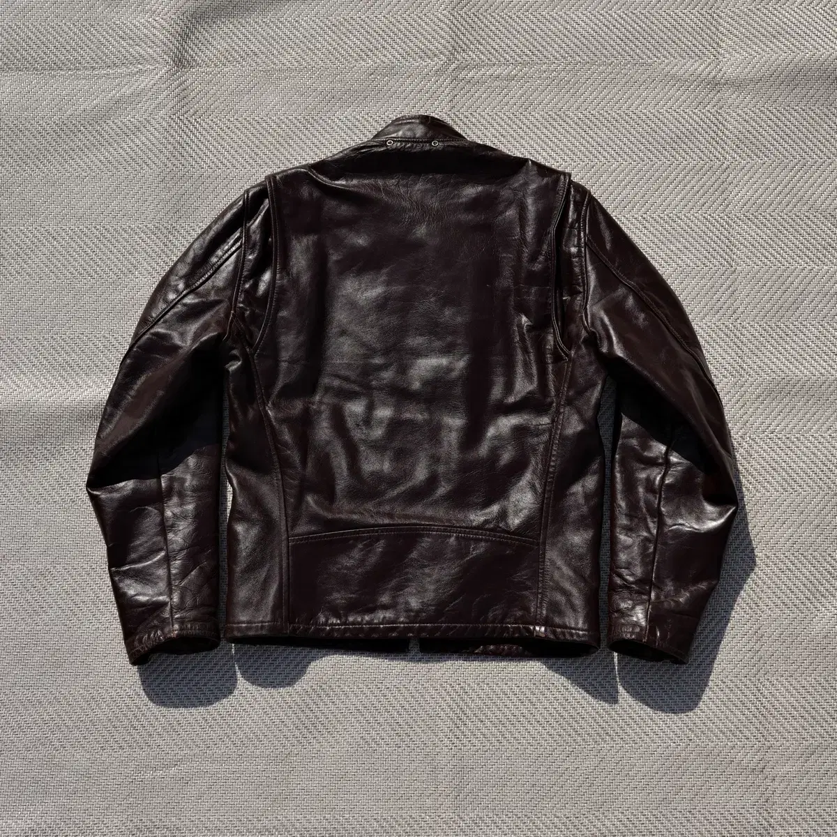 60-70s Leather Motorcycle Jacket