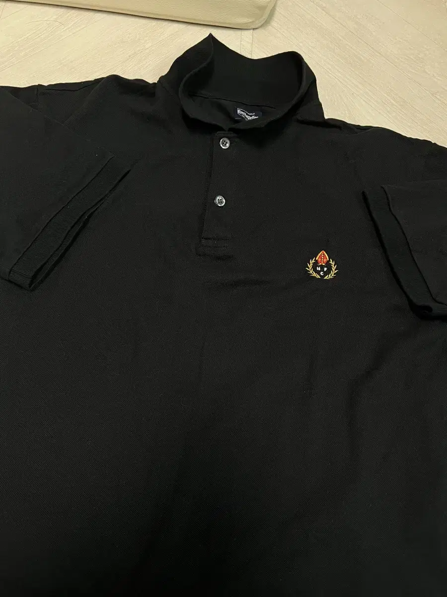 Heritage Floss PK Polo M Black Short Sleeve Karati T-Shirt Cotton