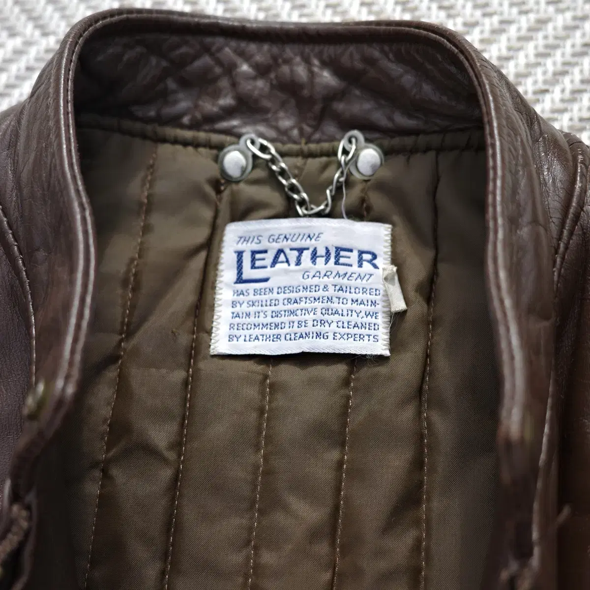 70s Leather Motorcycle Cafe Racer Jacket