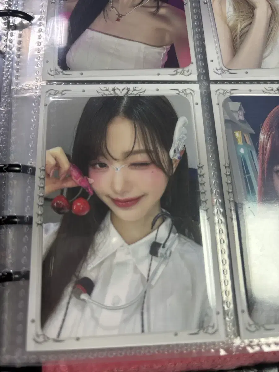 ive switched with muu ld jang wonyoung wonyoung photocard cherry