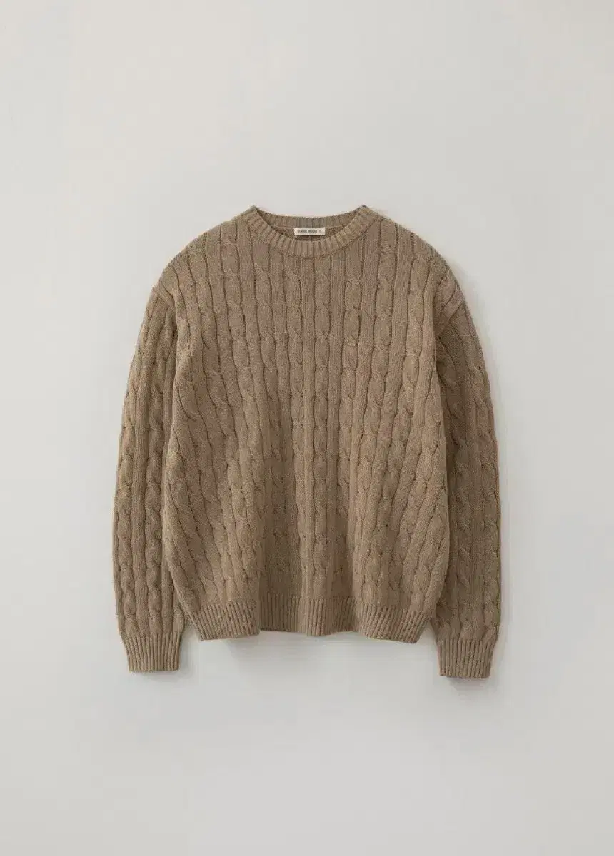 [3]Blank Room Cable Knit Beige