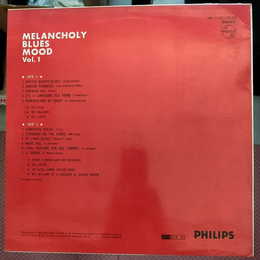 LP Melancholy Blues Mood Vol.1