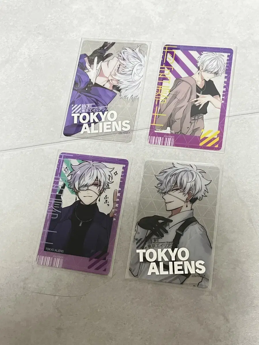 4 Tokyo Alien's Imamiya Reiji Clear Cards