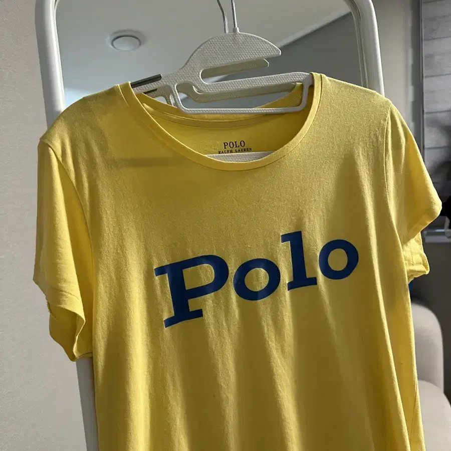 Polo 옐로우 반팔티