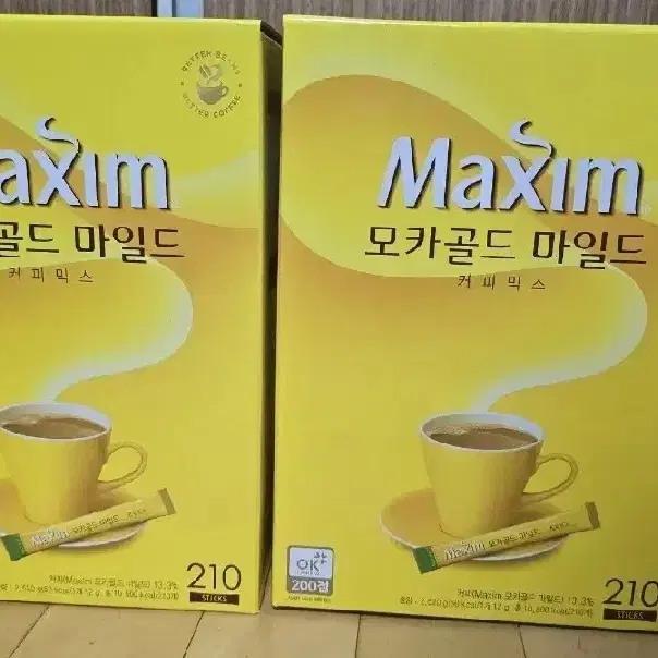 맥심 모카골드 210개 4박스