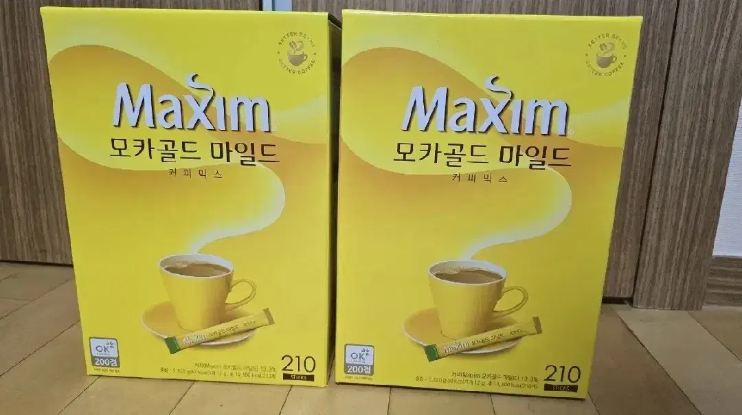 맥심 모카골드 210개 4박스