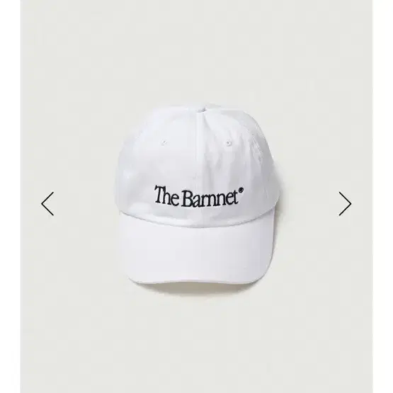 Thebarnnet 더바넷 볼캡 화이트