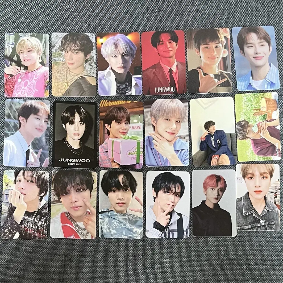 NCT haechan jungwoo 18 photocards in bulk