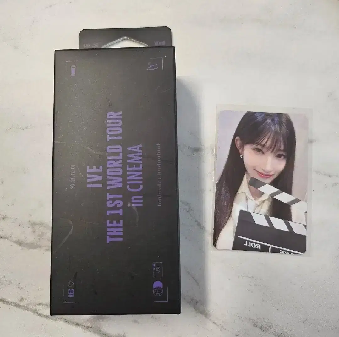 ive cinema pop up quicksnap + leeseo photocard