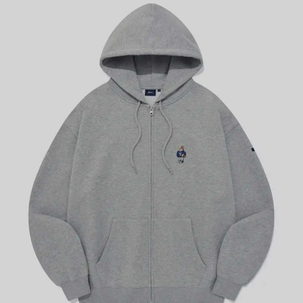 yale hooded zip-up xl