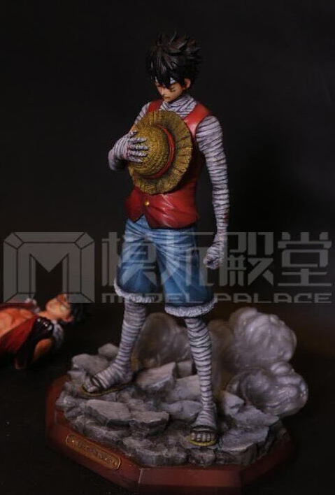 MOPEL 3D2Y Settlement Final Battle Luffy Resin Statues