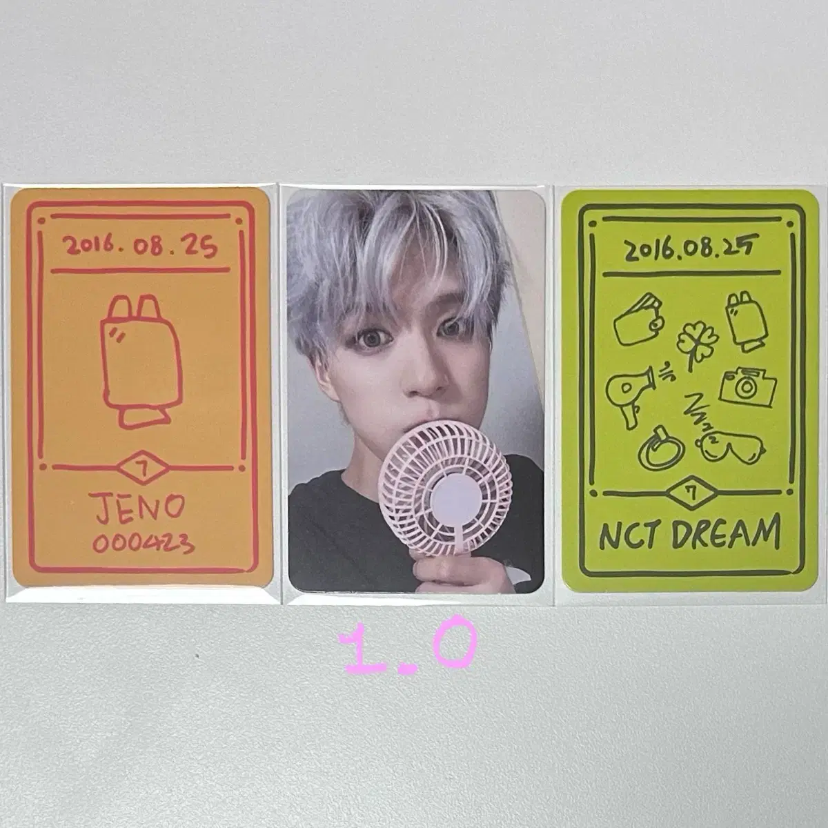 NCT Dream jeno 7th Anniversary md Lucky Card Set WTS