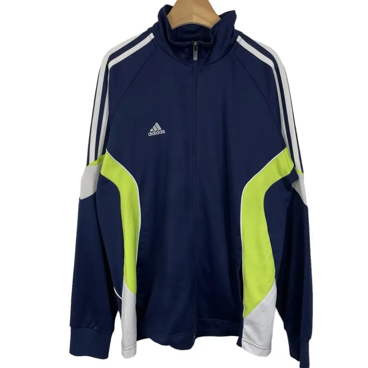 Adidas Side Fluorescent Line Navy Track Jacket