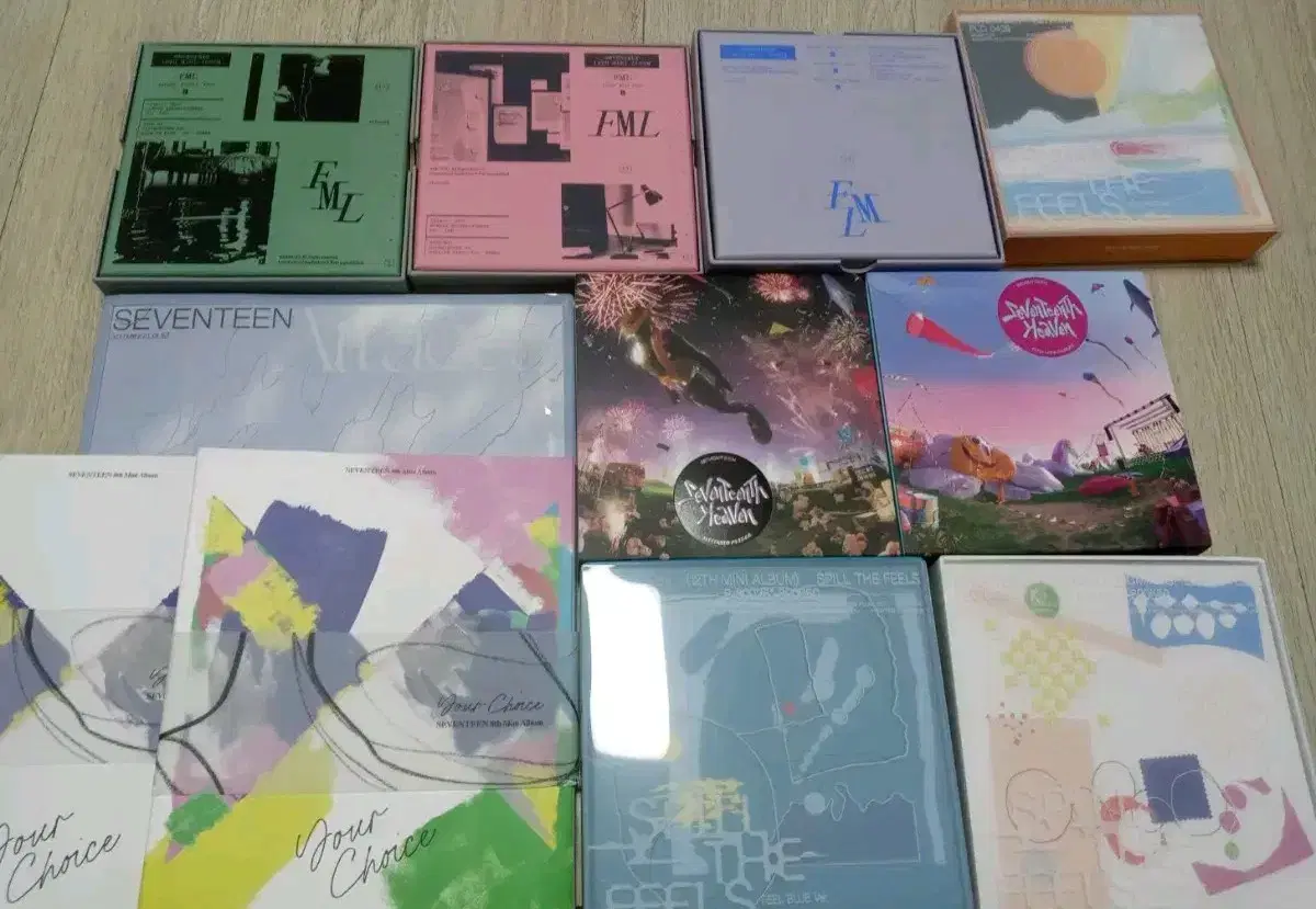 Sell unsealed Seventeen albums in bulk