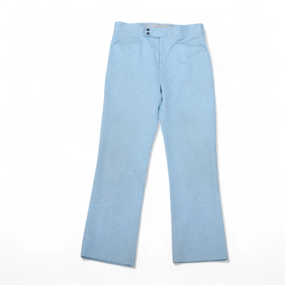 70s vintage sky blue flare pants