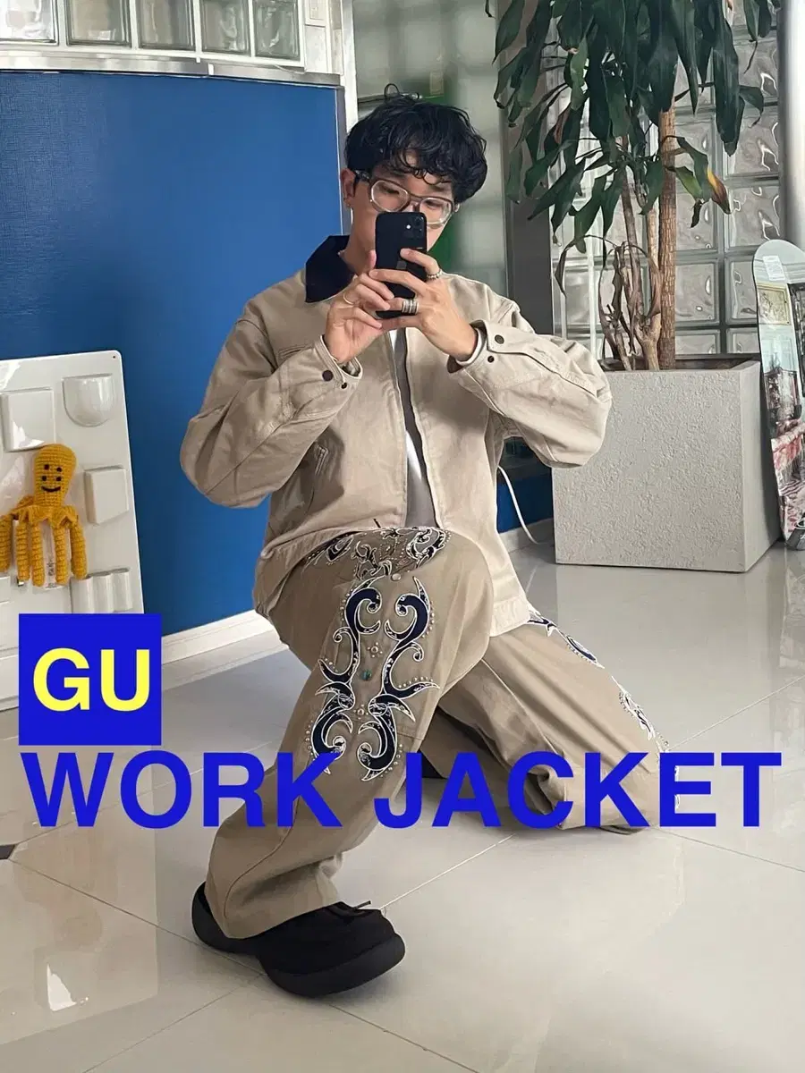 GU work jacket 지유 워크자켓