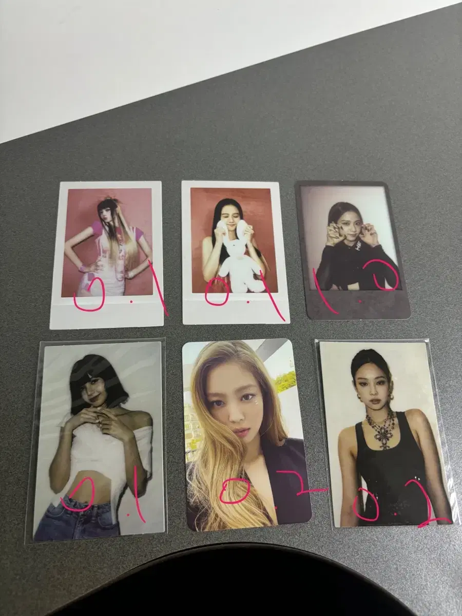 Black Pink jisoo jennie Photocard