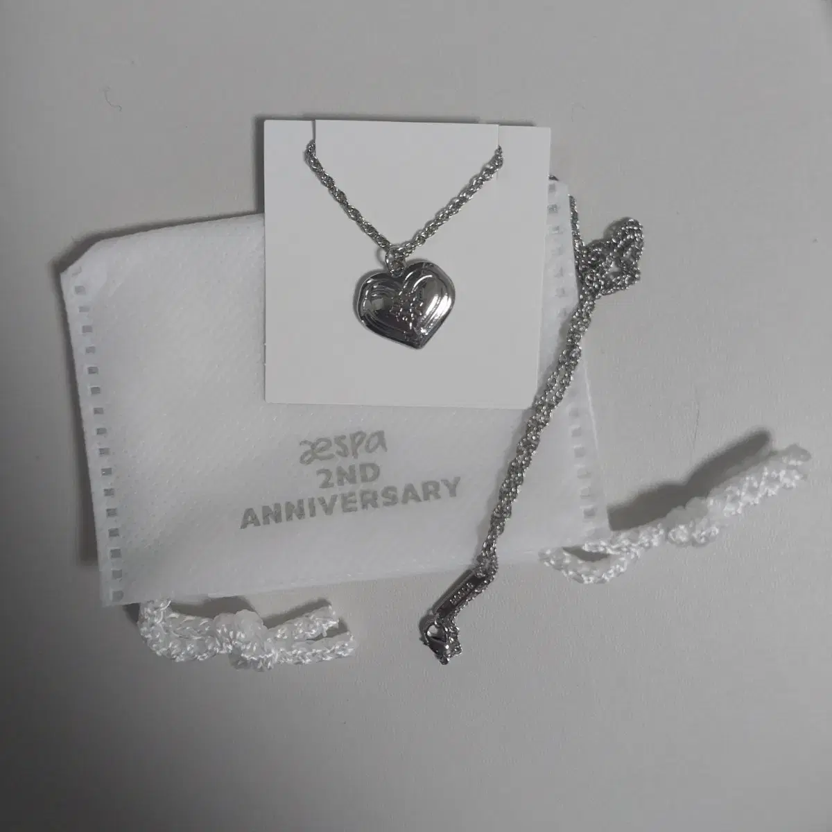 [simply unsealed] aespa karina Debut 2nd Anniversary MD md Necklace photocard Weflash