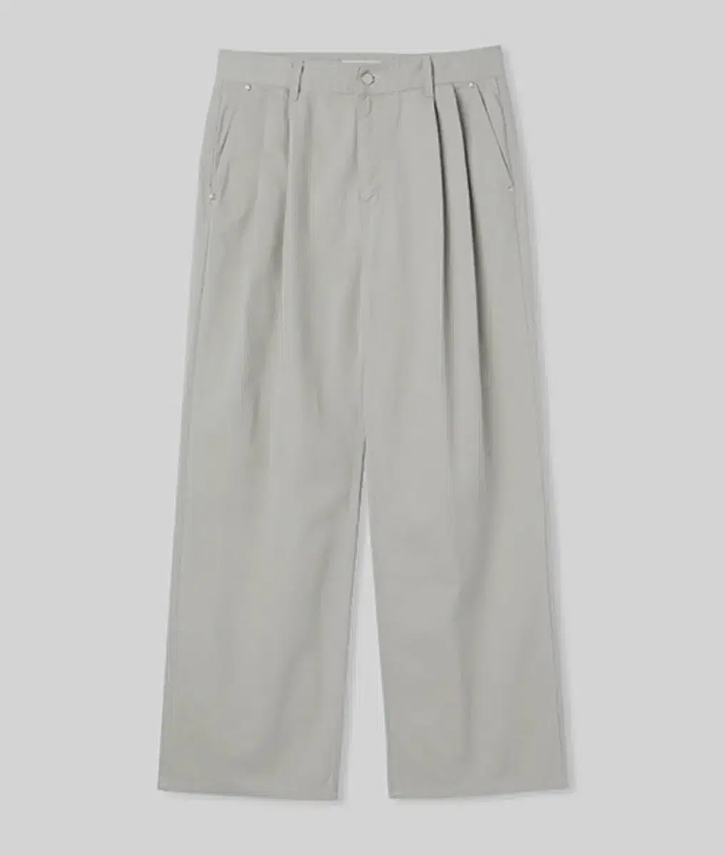 Fabregas Two-Tuck Trousers in Warm Gray 2 sizes