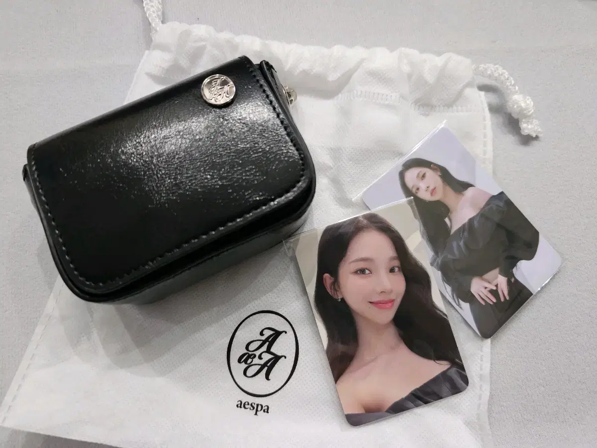 Aespa Keyring Bag karina with Photocard