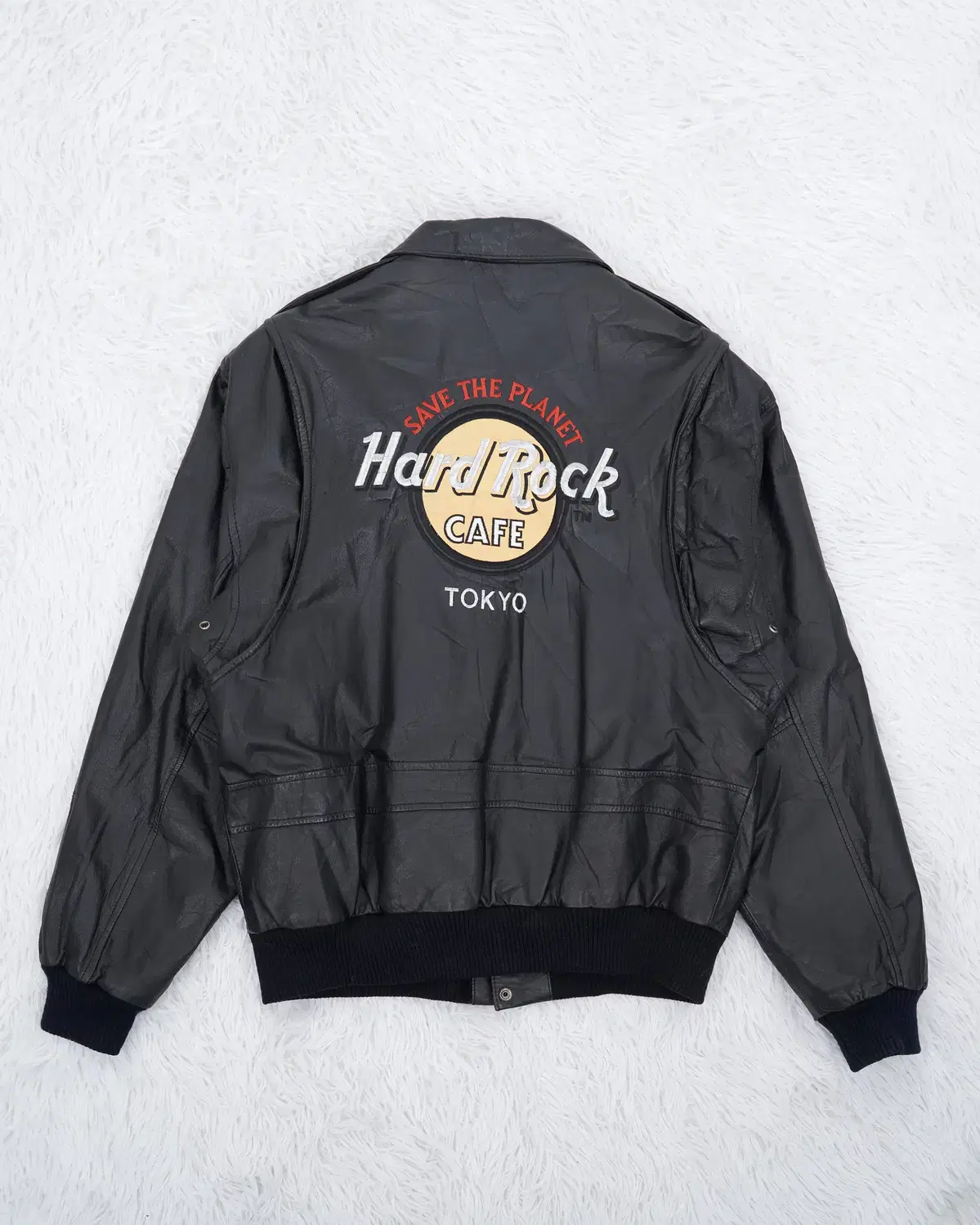 Hard Rock Tokyo Real Leather Bomber