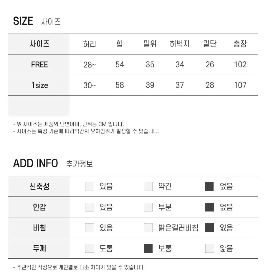 여자용 윙클 디테일 와이드 카고 팬츠