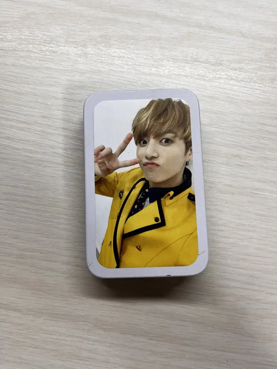 BTS jungkook Seocraft School Uniform Tin Case sell jungkook photocard Photo Card Goods