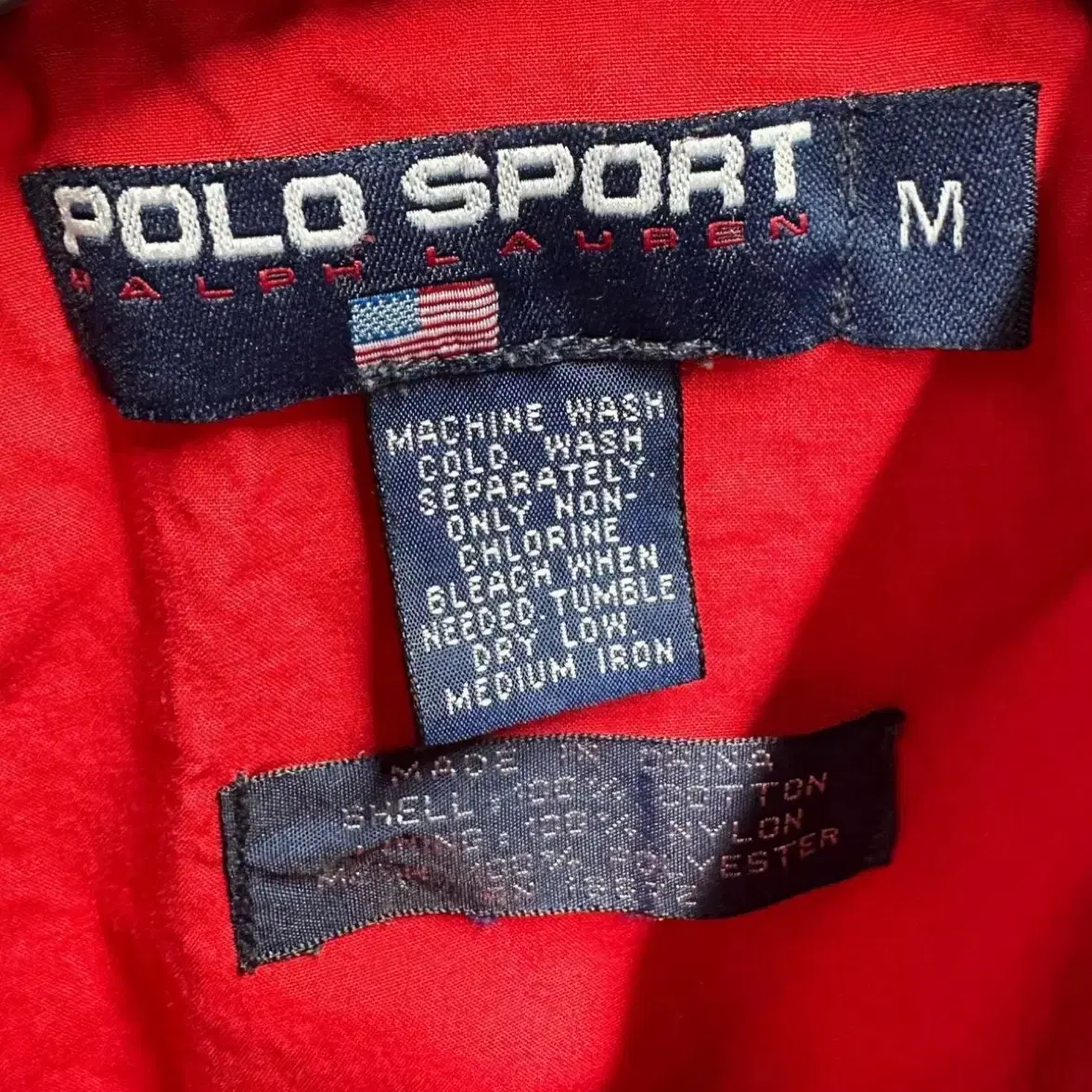 90S POLO SPORT SPELL OUT HOODED JK 폴로스포츠