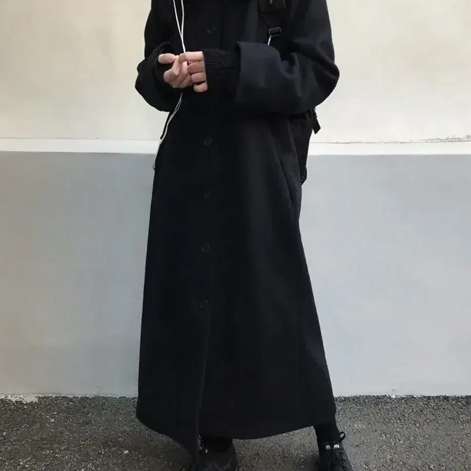 아케 aake tailor long coat 착샷o