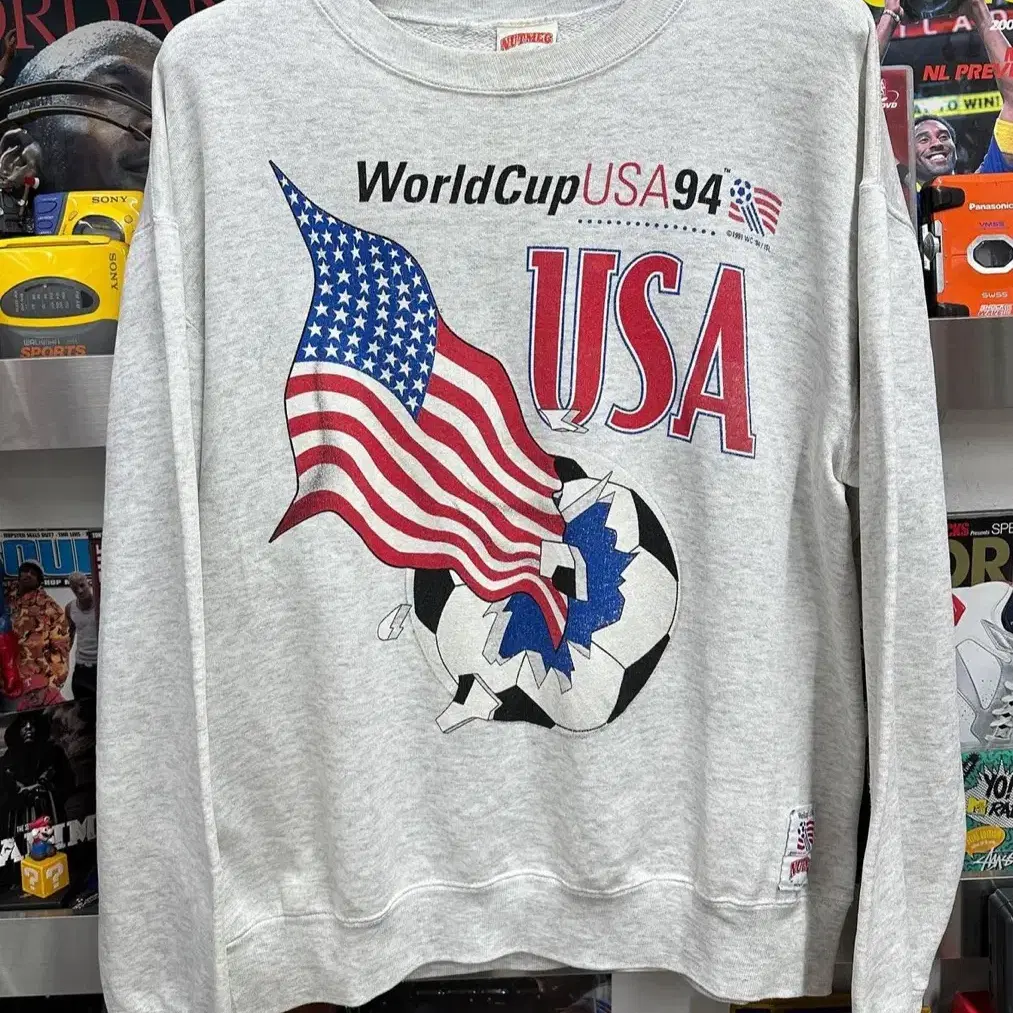 90S NUTMEG 1994 USA WORLD CUP 스웻셔츠