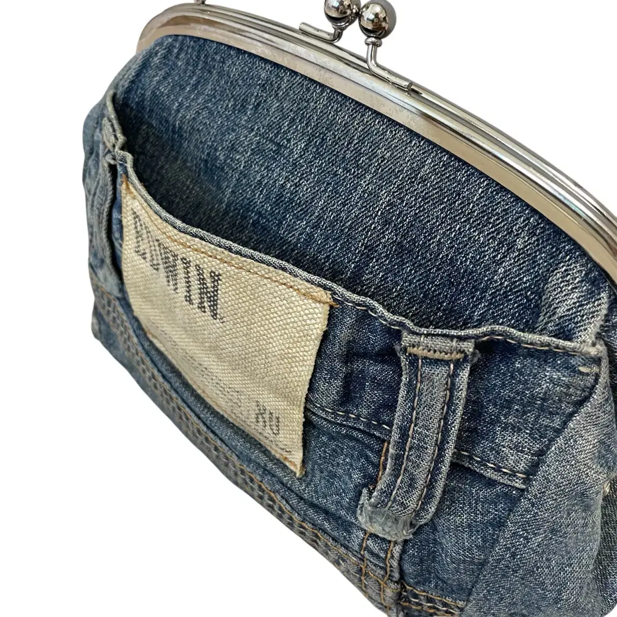 Edwin custom denim pouch