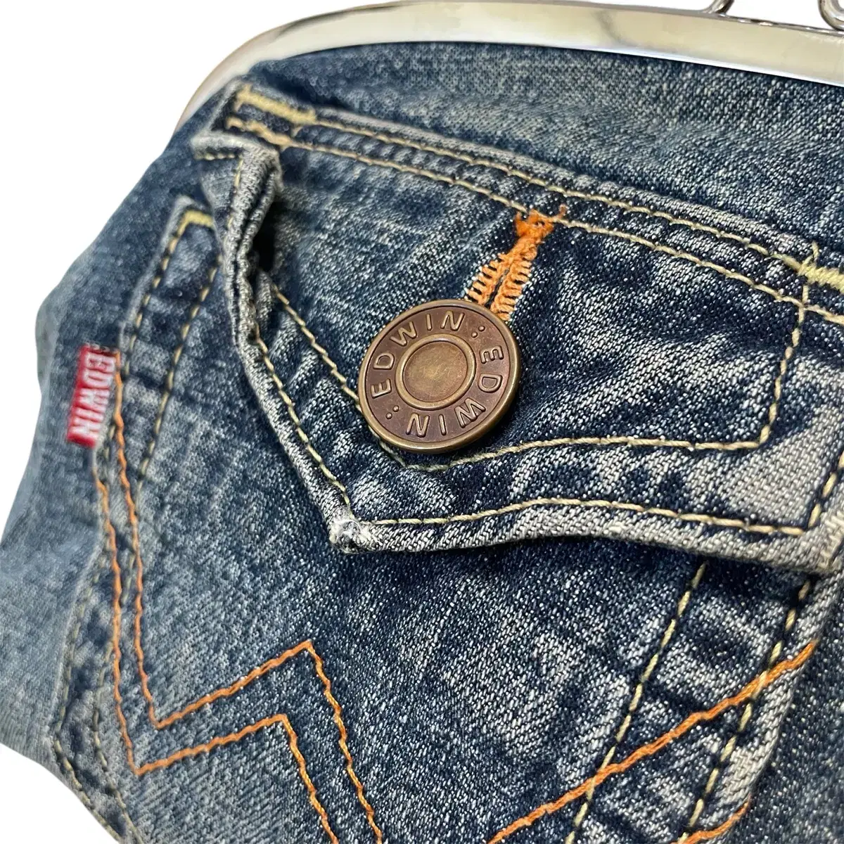 Edwin custom denim pouch