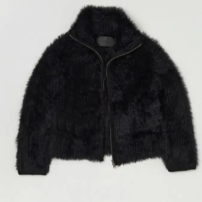 낫띵에브리띵 VEGAN FUR KNIT JACKET