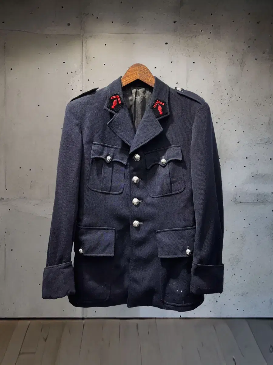 French Navy Vintage Wool Conquest Jacket