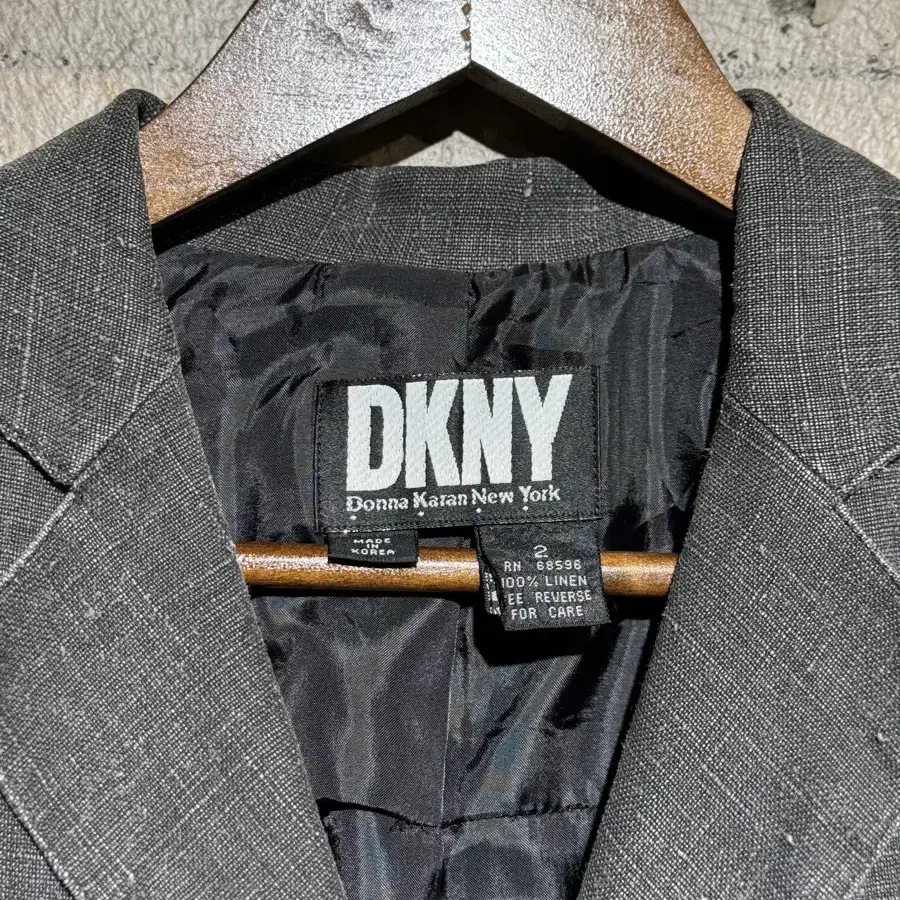 DKNY Washed Linen Jacket