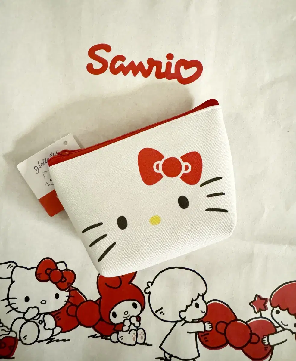 Japan Sanrio Hello Kitty Cinnamon Roll Kuromi Pow Coin Purse Mini Case