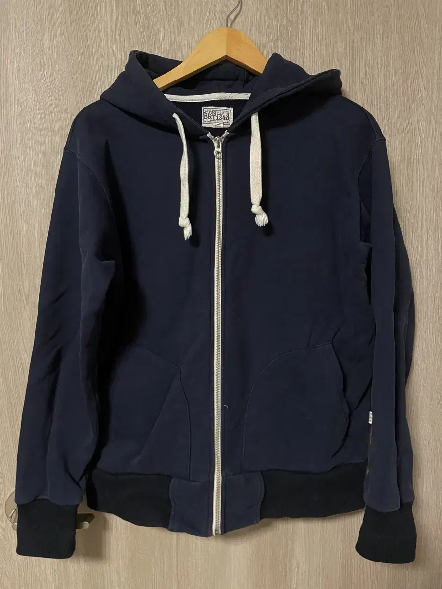 Brt1848 Navy Hooded Zip Up