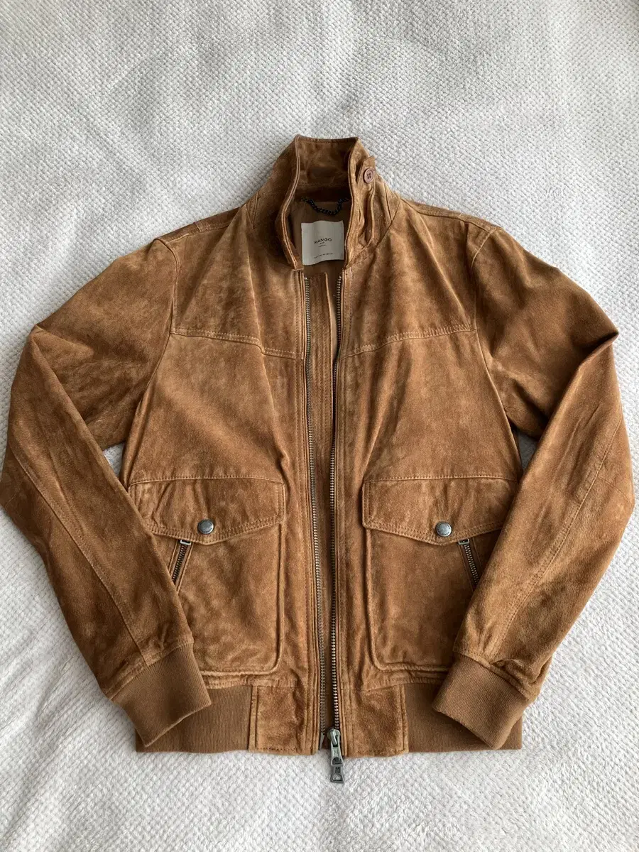 MANGO Suede Jacket S (Taffeta)