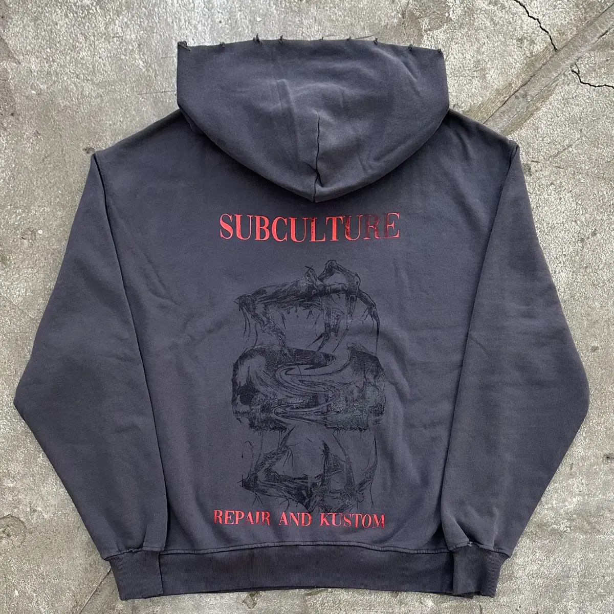 REBIRTH RED HEAVY HOODIE