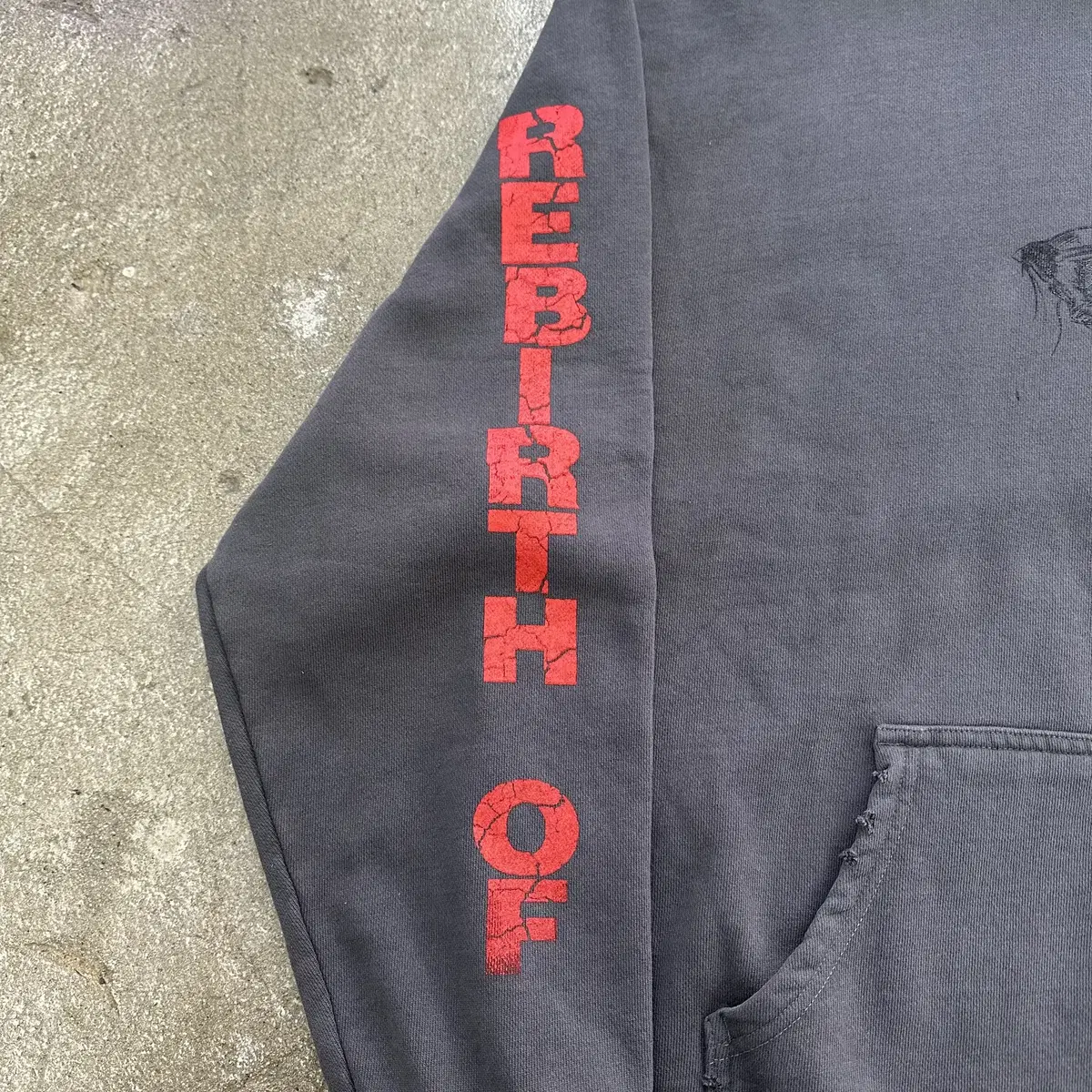 REBIRTH RED HEAVY HOODIE