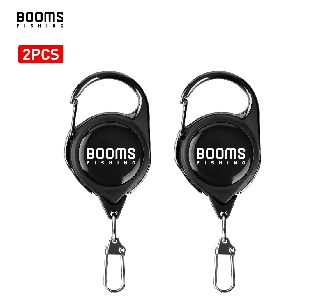 Booms 낚시 개폐식 키 체인, 2pcs 1 set