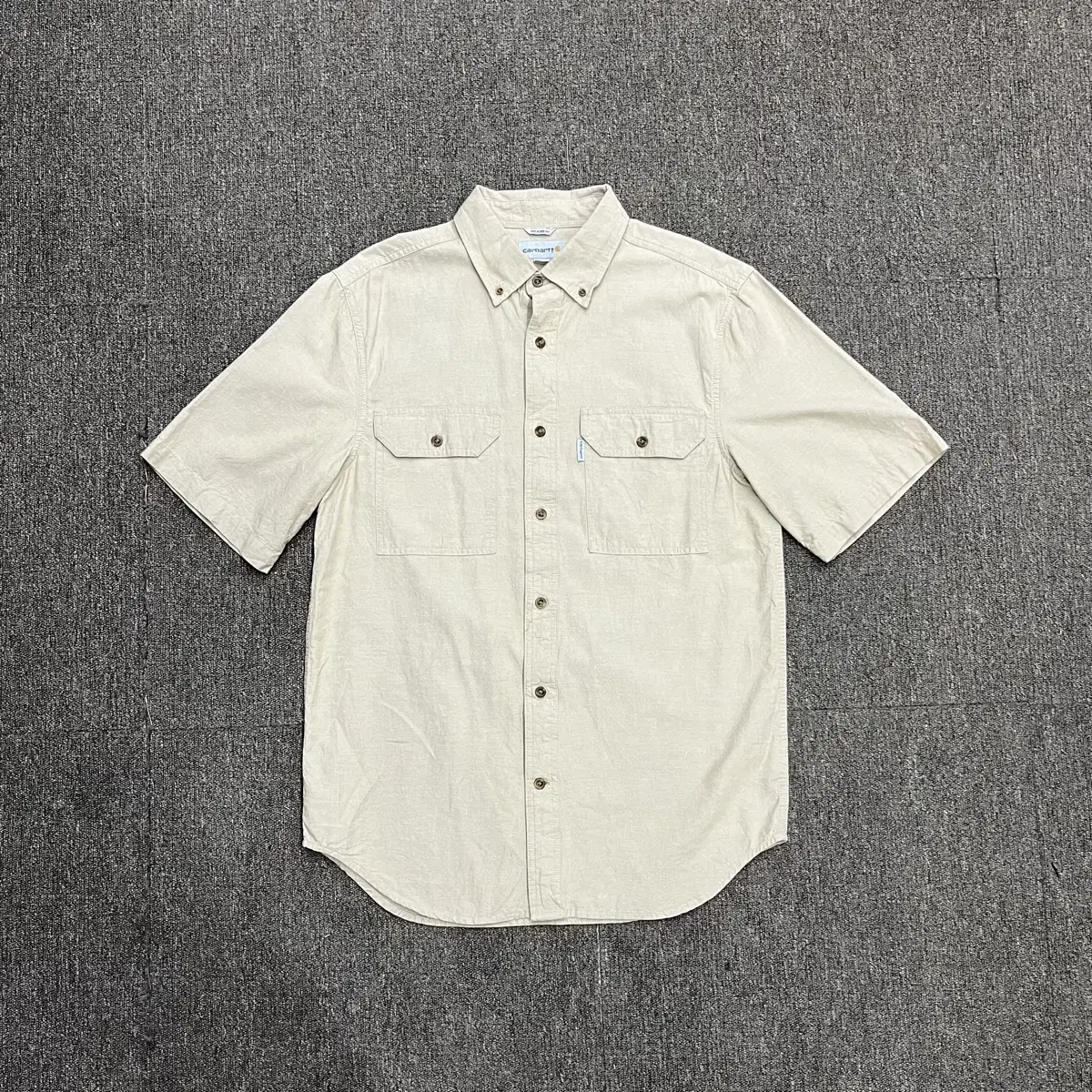 (M) Calhart Short Sleeve Work Shirt