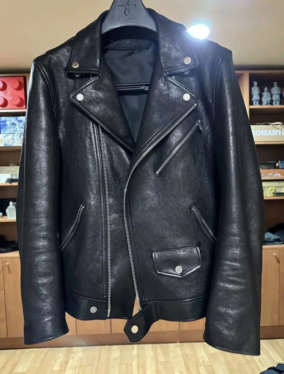 Noir L'Hermès #8 Double Rider Jacket 44