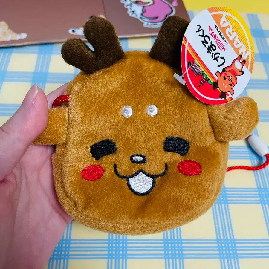 Japanese Nara deer coin purse pow crossbody bag #일본,#나라,#사슴,#동전지갑,#파우치 on  Bunjang Global Site.