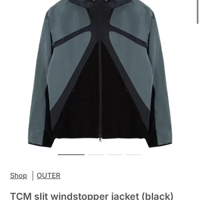 TCM slit windstopper jacket 더콜디스트모먼트