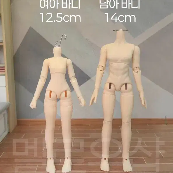 남아 근육 텐션 바디 14cm 오비츠 11 ob11 롱바디